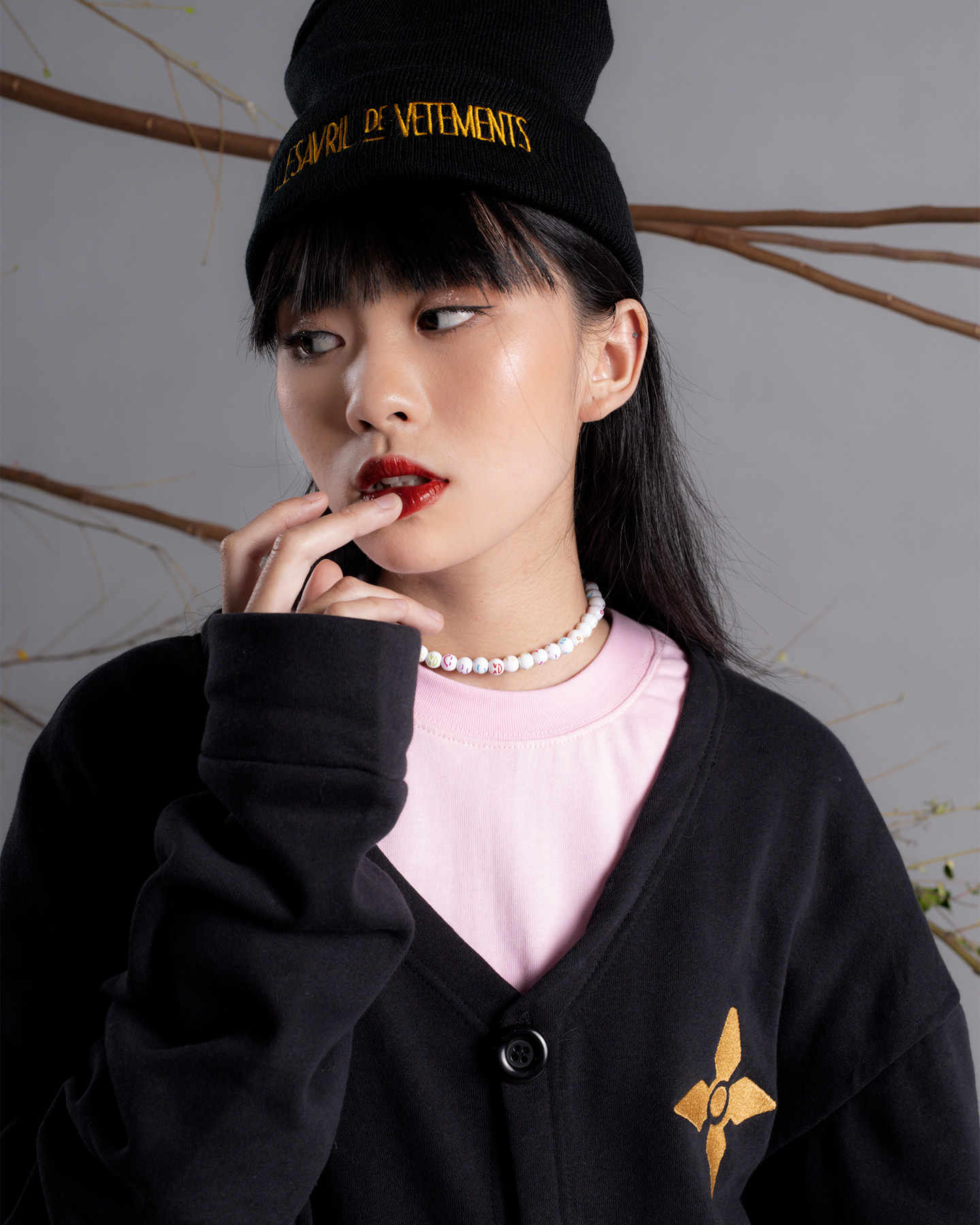 Mũ Len Black Gold LDV Beanie