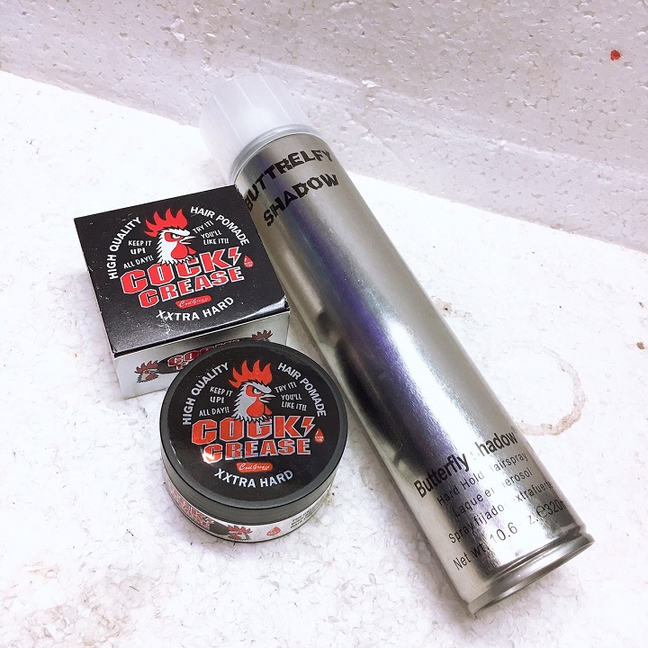 Combo sáp vuốt tóc nam và gôm xịt tóc 320ml