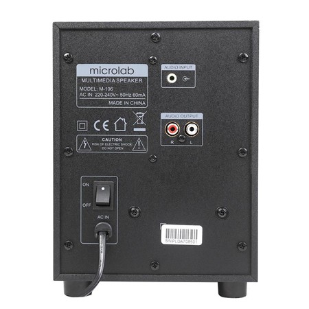 ( MẪU MỚI 2023 ) Loa Bluetooth Microlab M-106BT 2.1 Chỉnh Bass được Microlab M106BT.