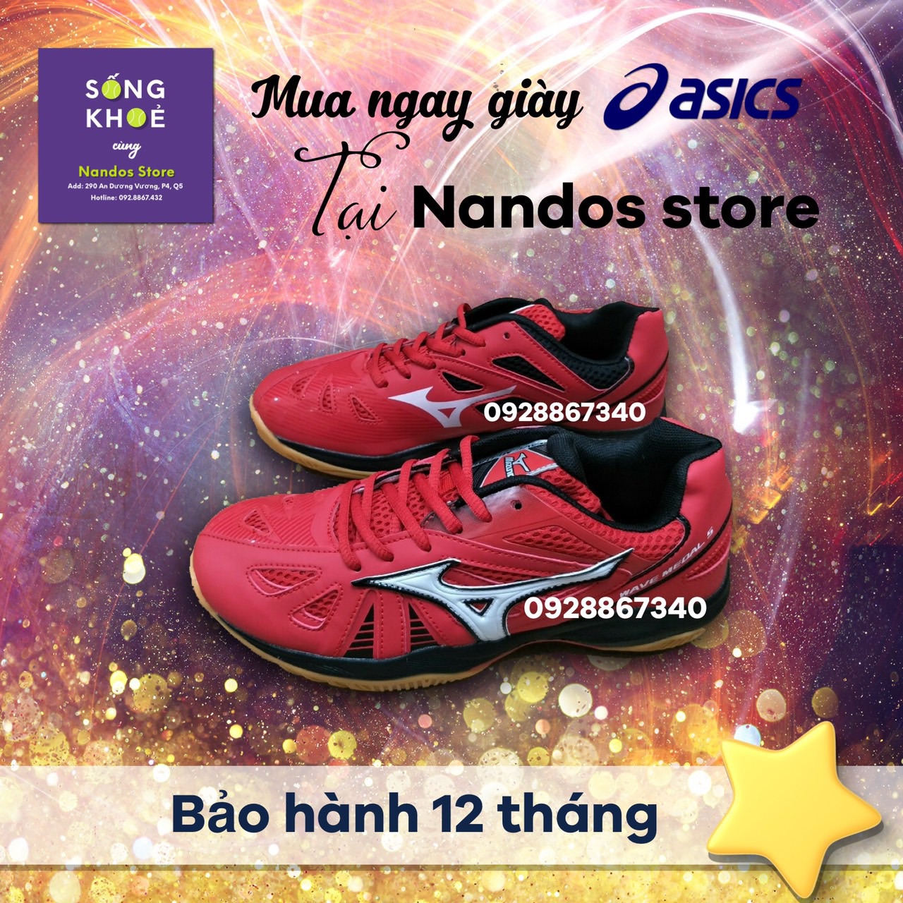 [HCM][GIẢM GIÁ 34%] GIÀY TENNIS THƯƠNG HIỆU DJOKOVICMIZUNO