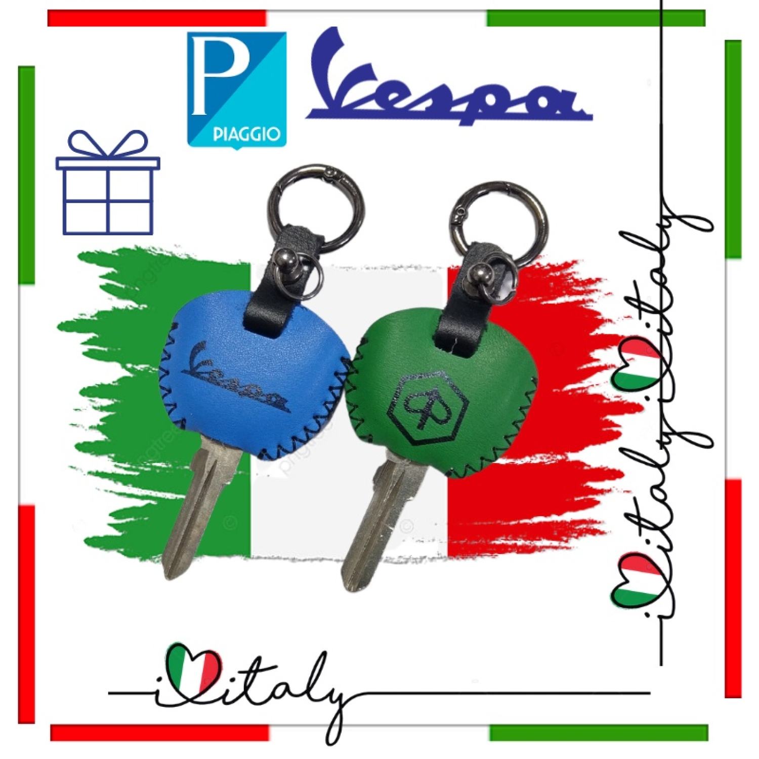 Bọc chìa khóa Vespa ,liberty,zip,medley (Móc A)