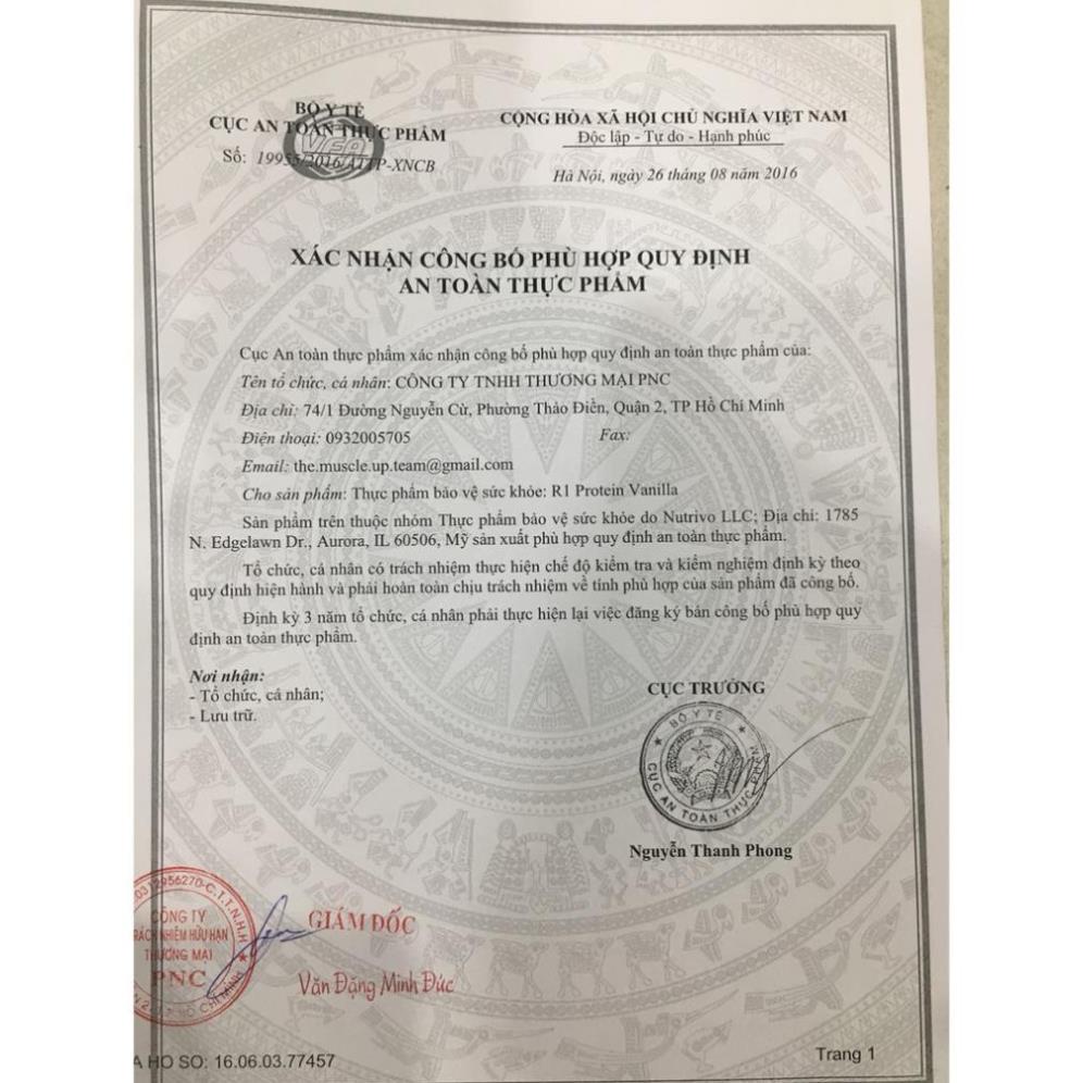 Sữa tăng cơ - RULE 1 PROTEIN 10Lbs - Whey Protein