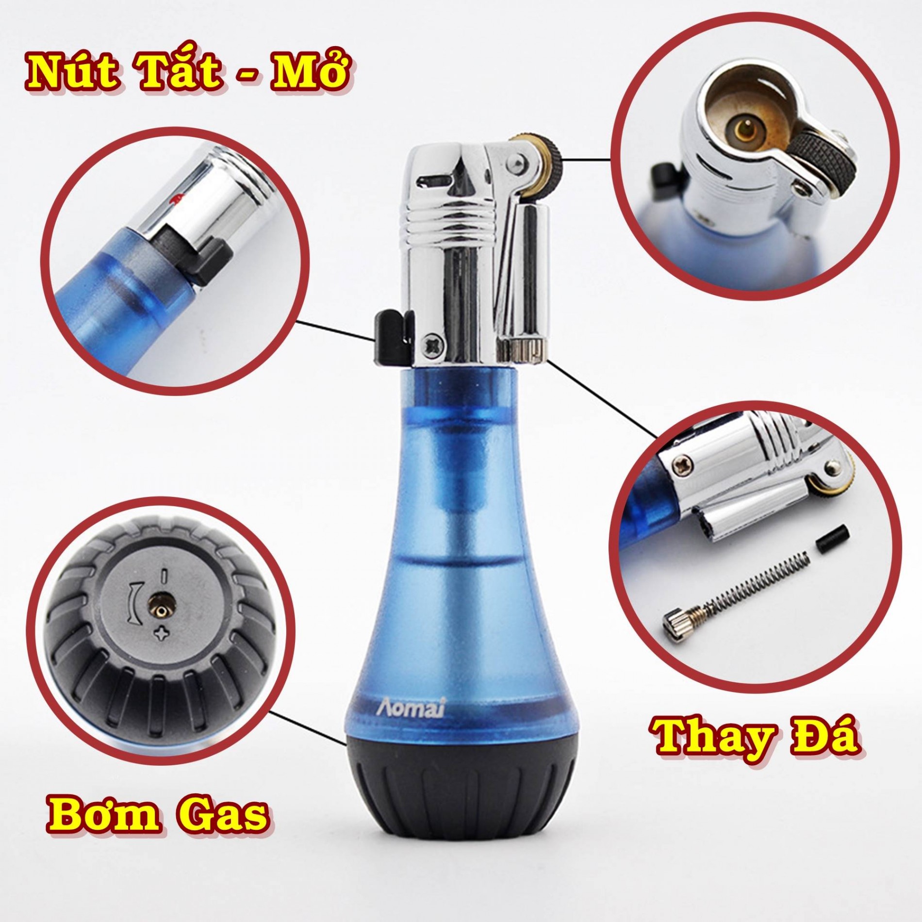 BẬT LỬA MA TRƠI LỬA BAY GAS LỘ THIÊN AM7103