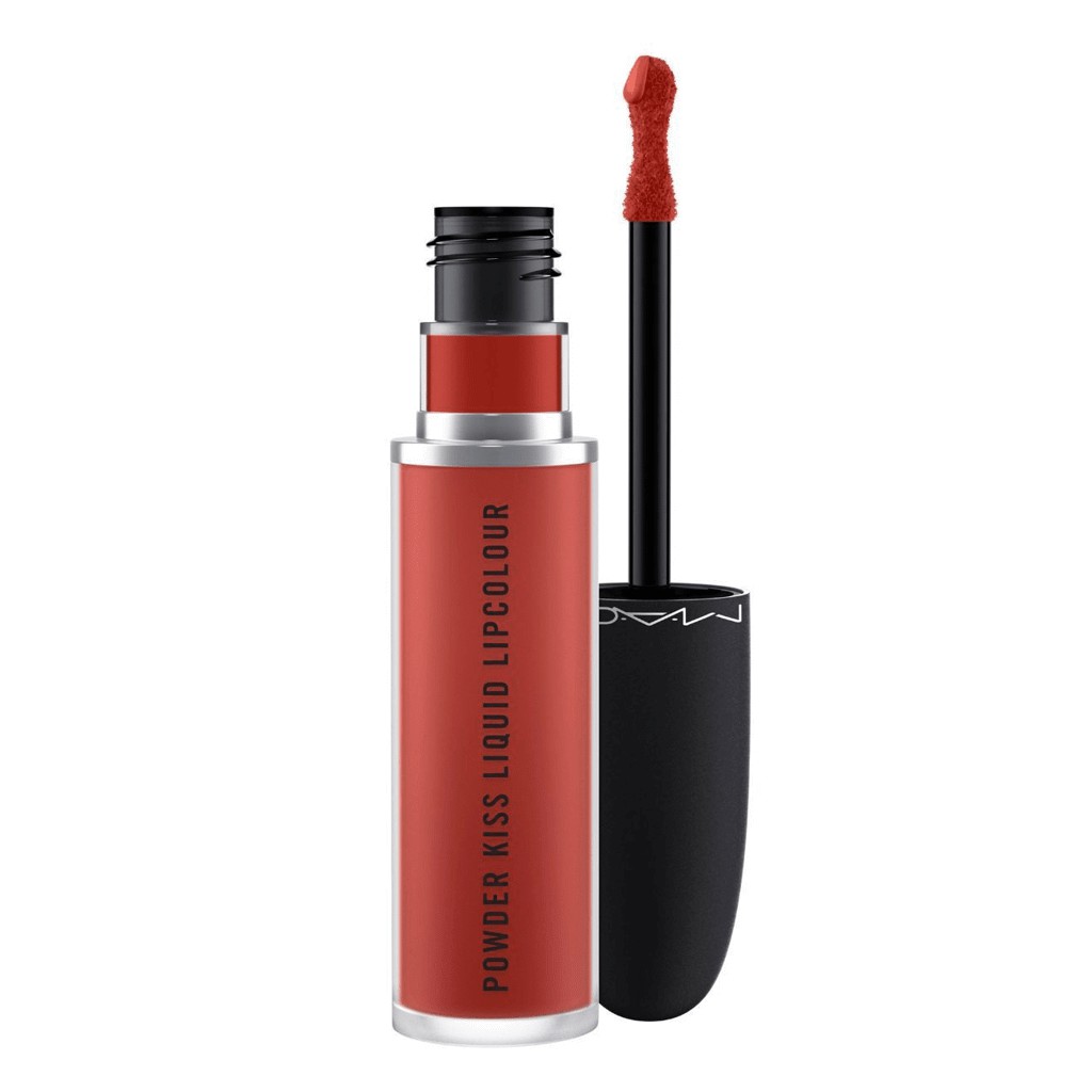 Mac - son kem mac powder kiss liquid lipcolour màu 991 devoted to chili đỏ gạch