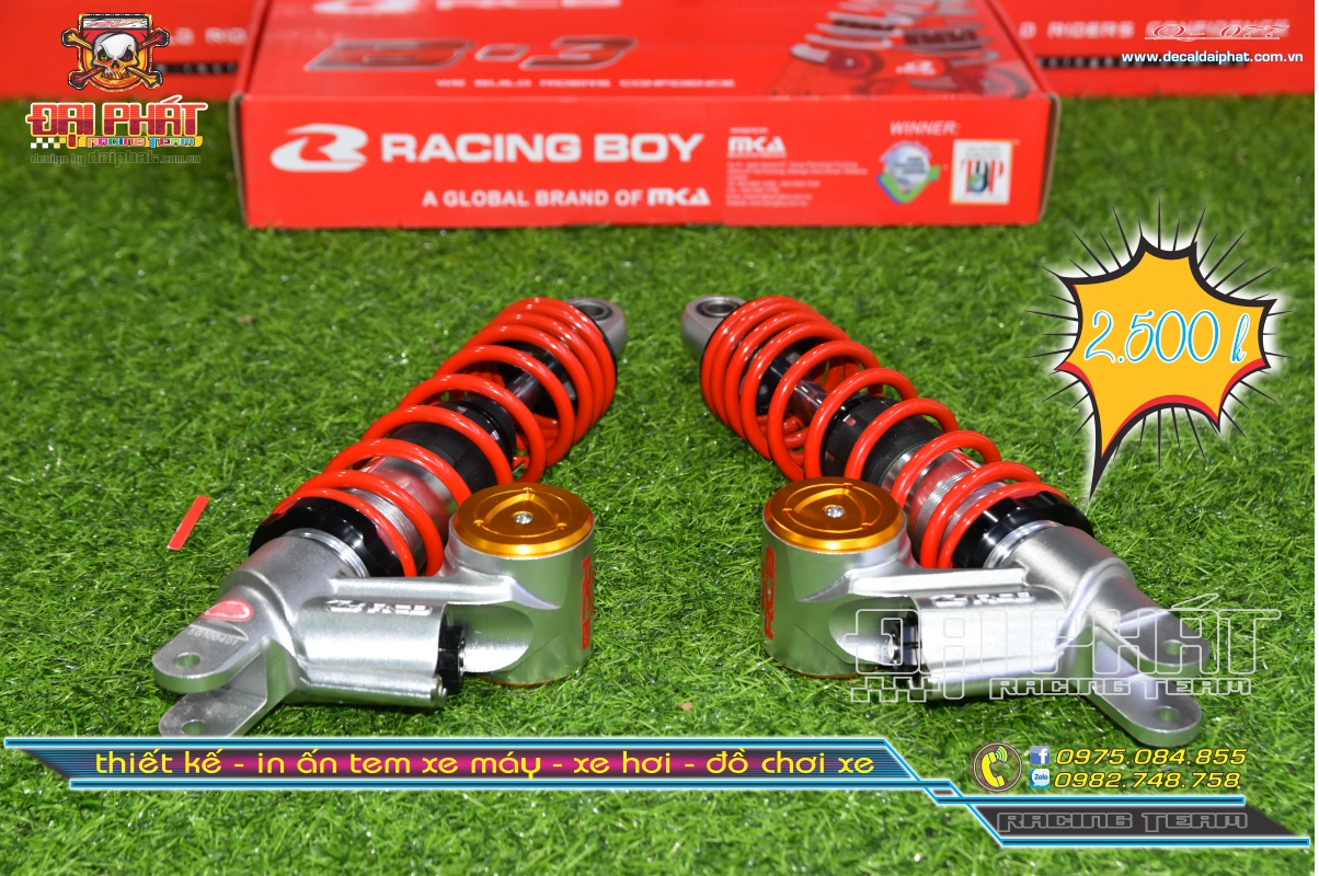 PHUỘC RCB B3 BÌNH DẦU NGANG DÀNH CHO AIRBLADE - SH