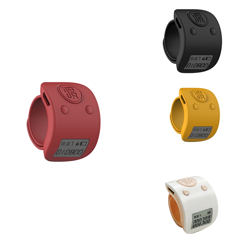 Mini Digital LCD Electronic Finger Ring Hand Tally Counter 6 Digit Rechargeable Counters Clicker