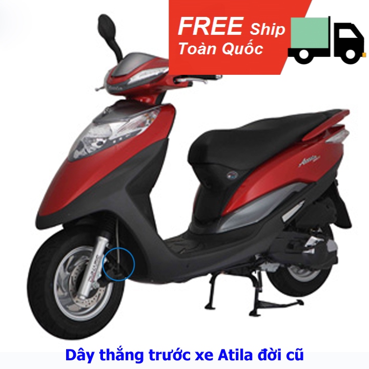Dây phanh trước xe máy attila thường 119cm- dây thắng trước -