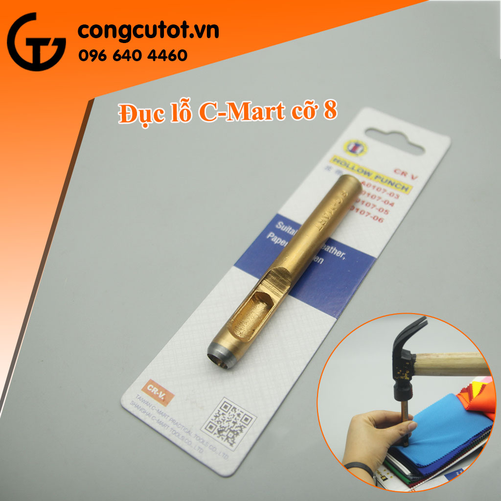 Đầu đục lỗ tròn C-mart các cỡ 3-12mm