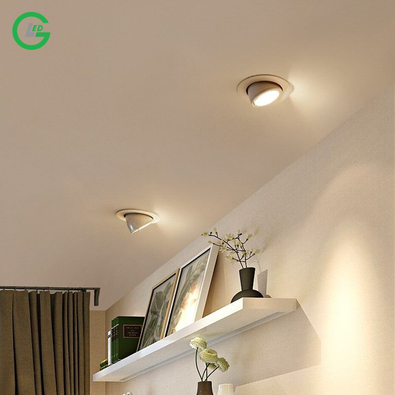 Đèn LED Downlight Âm Trần 7W GLED Xoay Góc 360 Độ