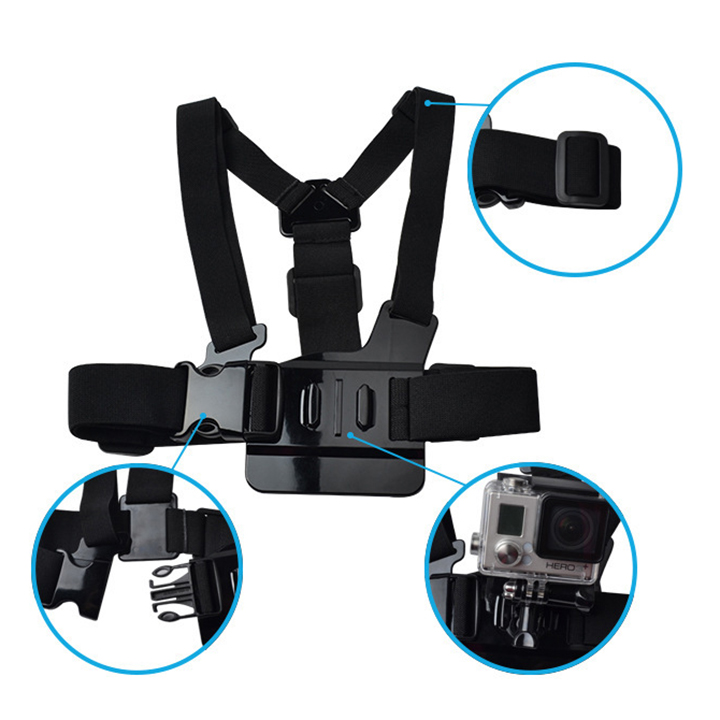 Dây đeo ngực cho Action camera GoPro, Sjcam