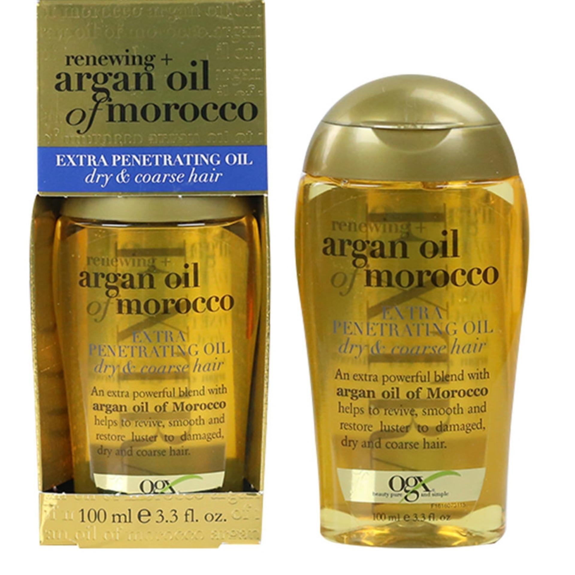 Tinh dầu dưỡng tóc ogx dành cho tóc khô & hư tổn- extra penetrating oil 100ml