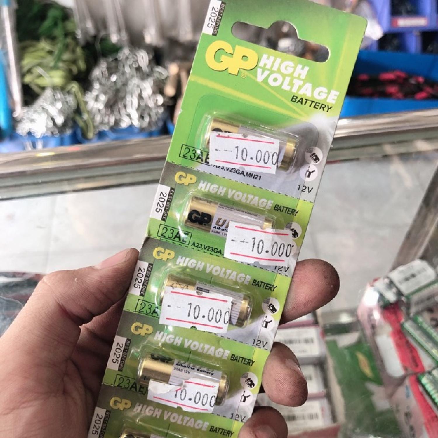 Pin gp high voltage 12v 23ae - đảm bảo chính hãng, hàng luôn có sẵn