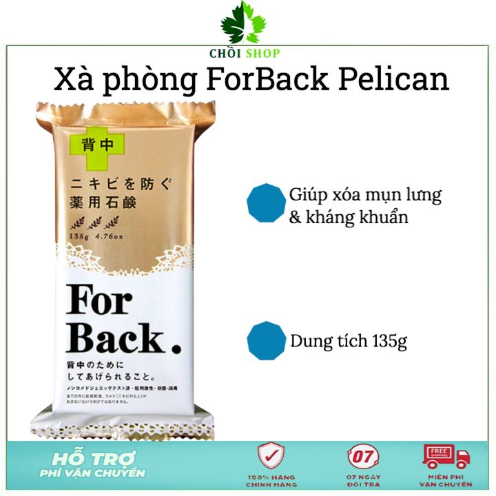Xà phòng ForBack xóa mờ mụn lưng Nhật Bản 135g