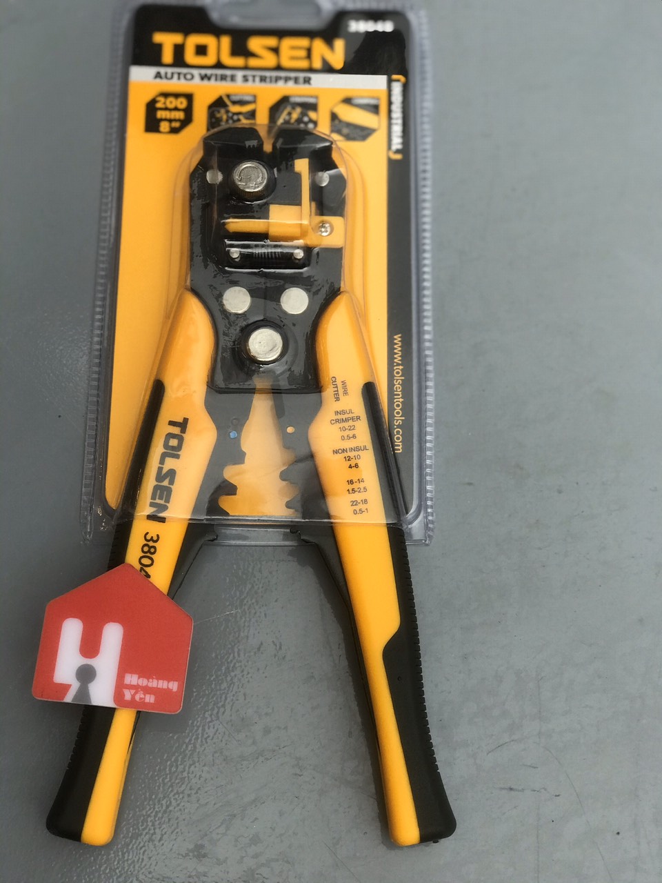Kìm tuốt dây điện TOLSEN 38048, Kềm tuốt dây điện - Hoàng Yến