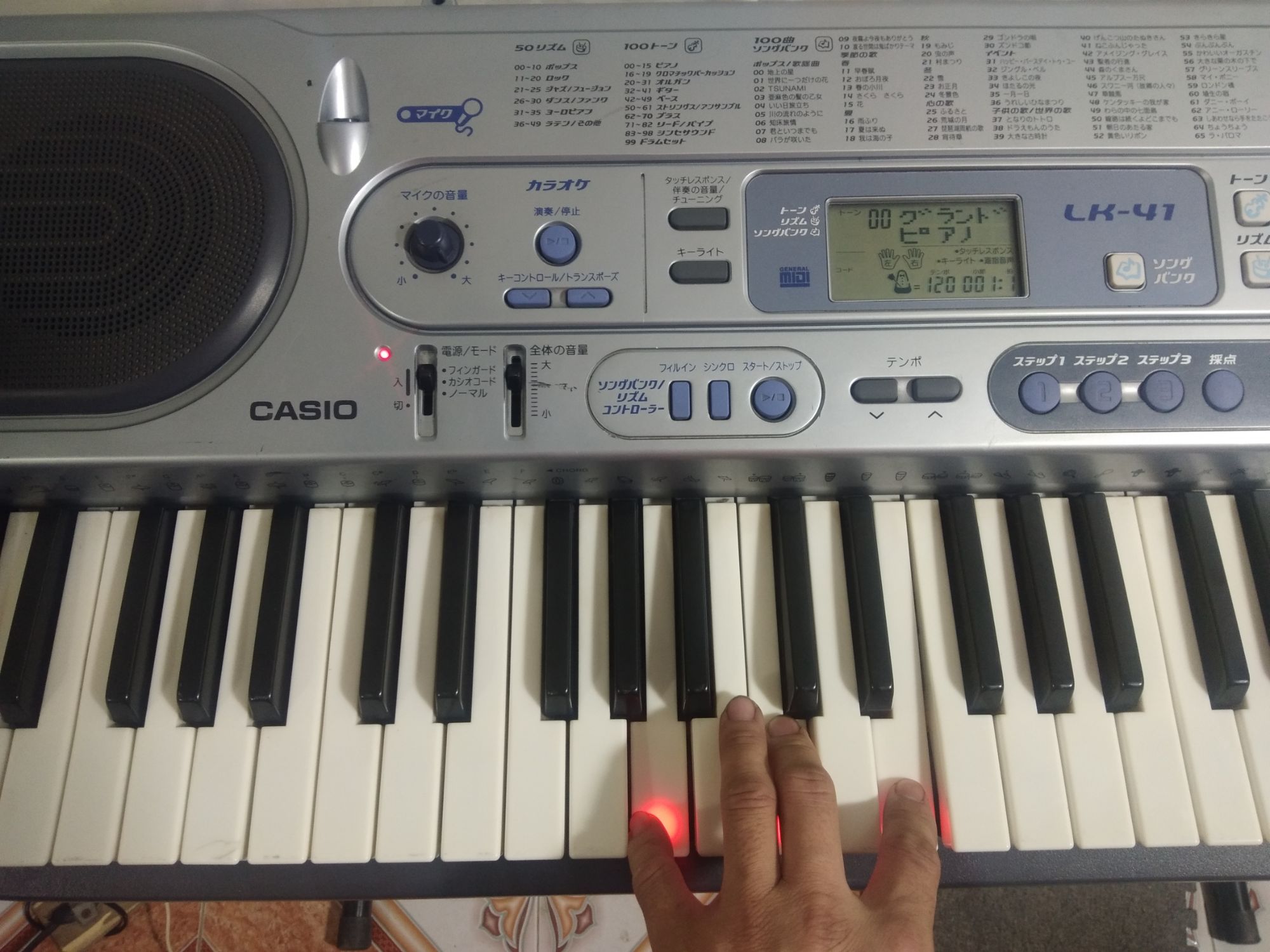 đàn Casio lk 41 có touch.Thuận nhạc cu