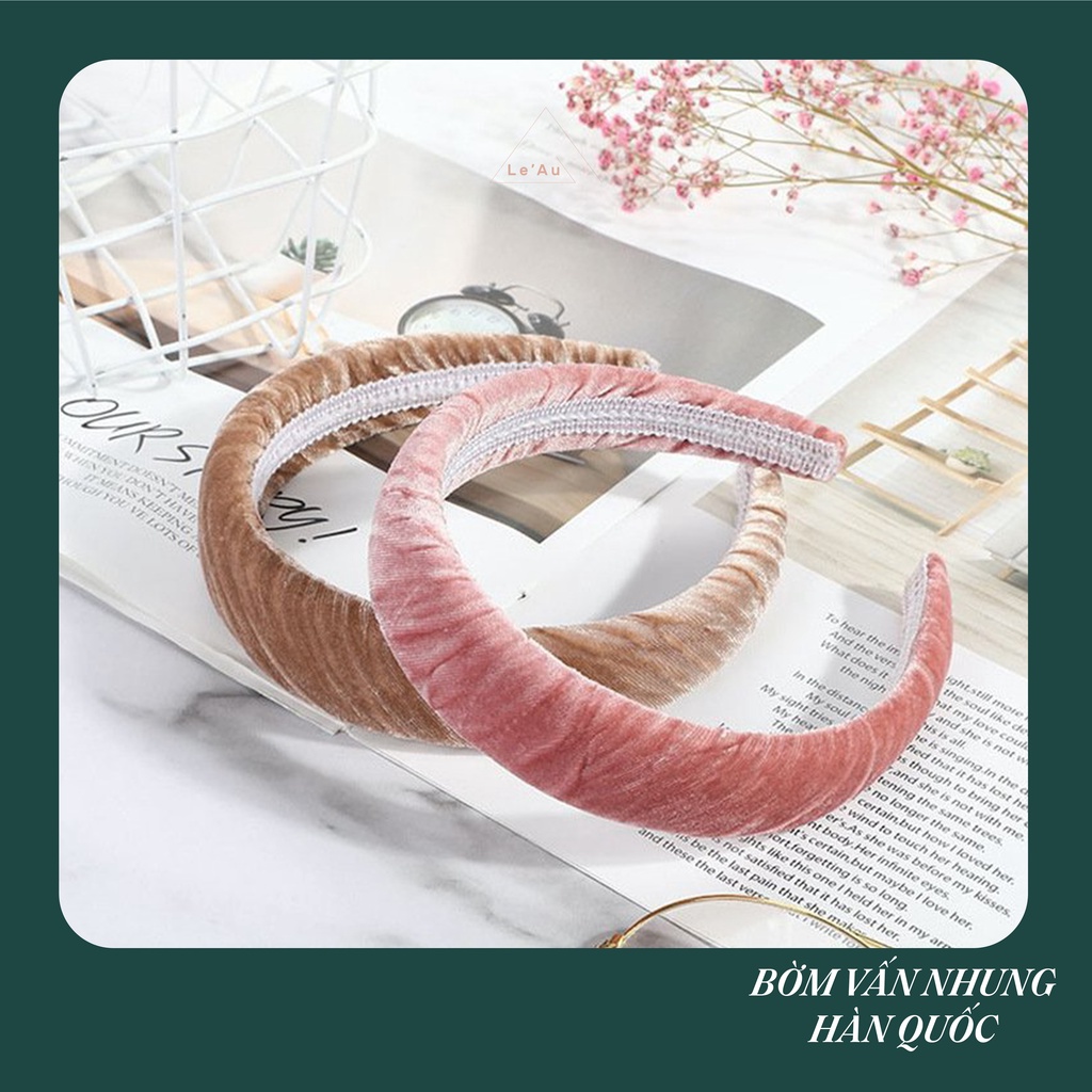 Bờm Tóc Cài Tóc Đính Đá Hàn Quốc Thời Trang Leau