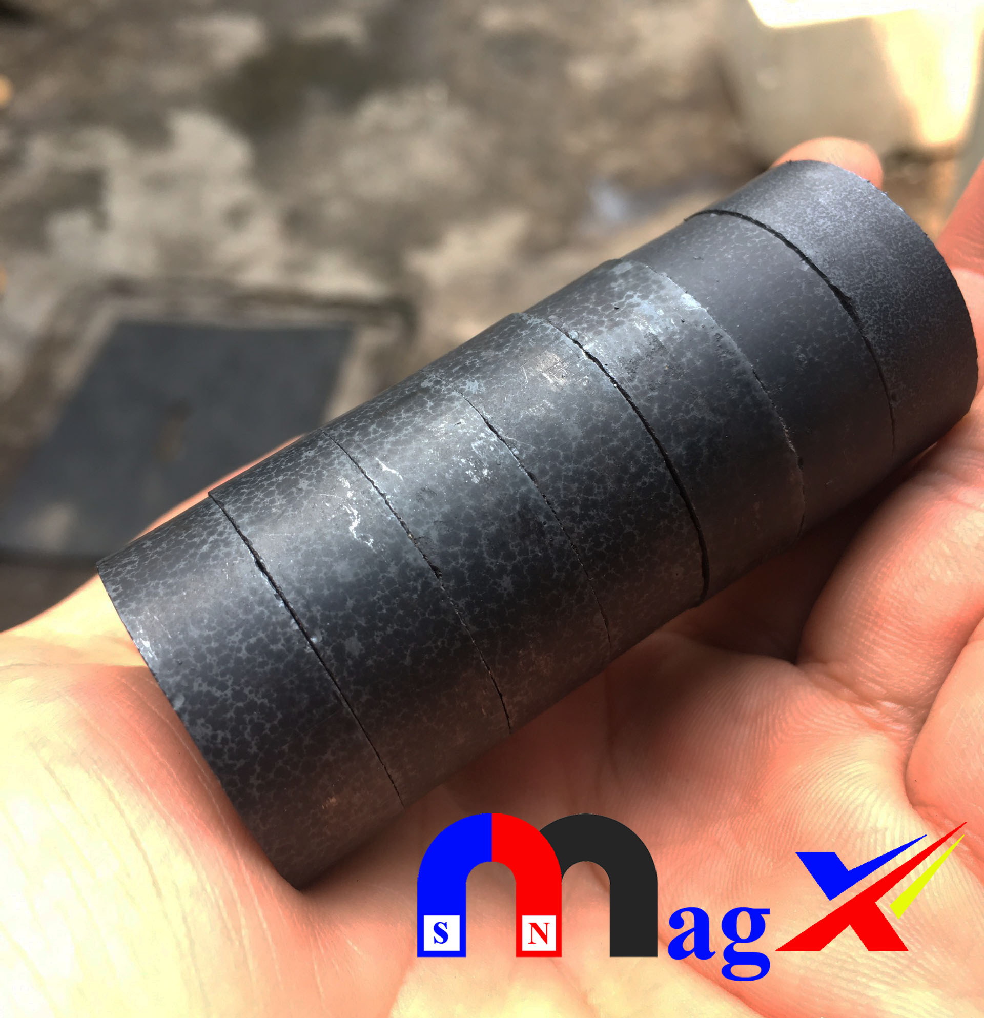 [HCM]Nam Châm Ferrite Ø 20x5 - Nam Châm Đen Y30 - Bộ 30 Viên
