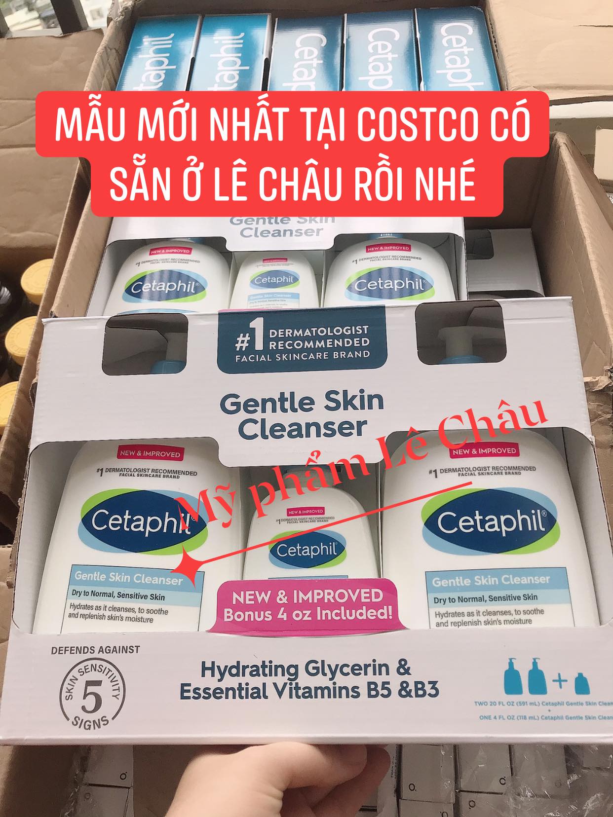 ( Mẫu mới) SỬA RỬA MẶT CETAPHIL GENTLE SKIN CLEANSER TÁCH SÉT