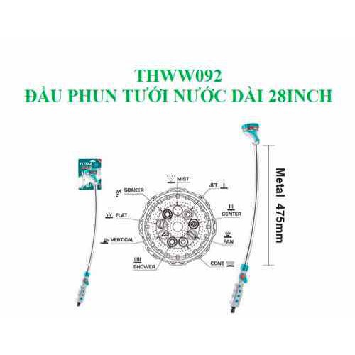 Đầu phun tưới nước dài 28 inch Total THWW092