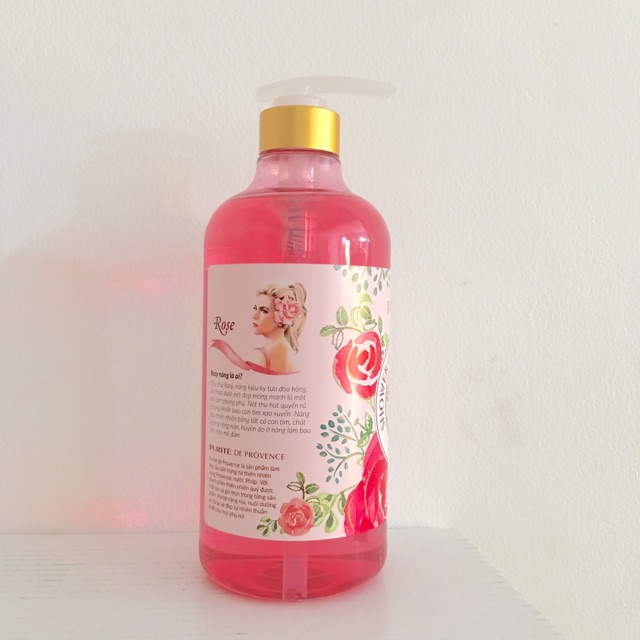 Sữa Tắm Mềm Mịn Purite Hoa Hồng 850ml