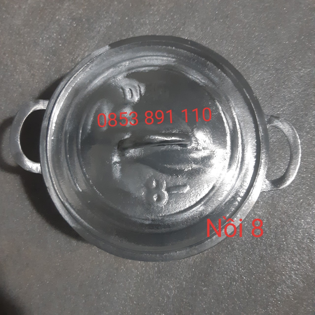 Nồi gang đúc (NGUYÊN CHẤT THỦ CÔNG LÀNG NGHỀ)