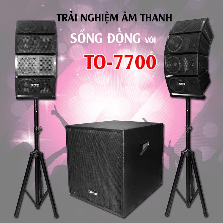[HCM][Trả góp 0%]Bộ Loa Sân Khấu Oris TO-7700