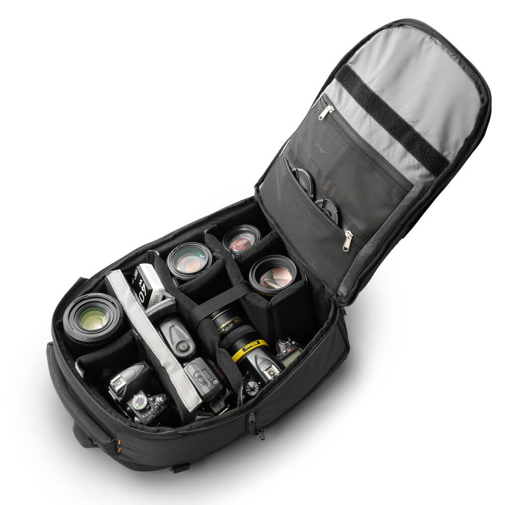 Balo máy ảnh cao cấp Baroca Lenser - Màu đen