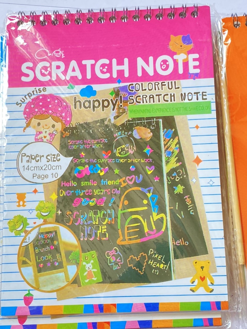 [HCM]Sổ Scratch Note – Sổ Than Ma Thuật Cầu Vồng A6