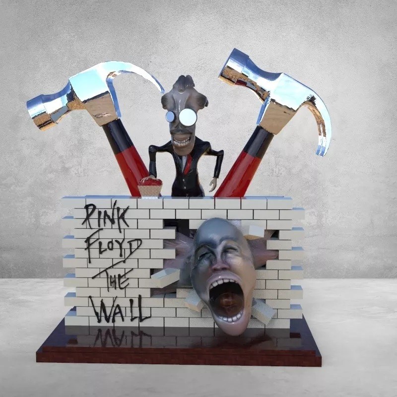 File in 3d pink floyd the wall - music
