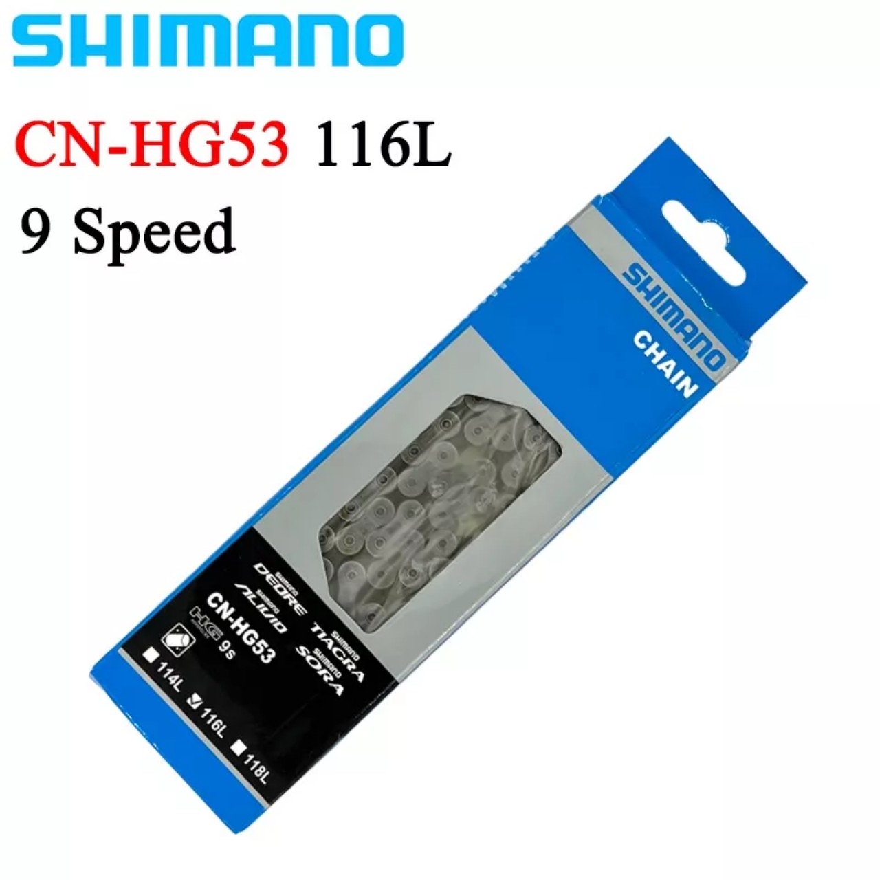 Xích sên xe đạp thể thao shimano 6,7,8,9,10,11speed