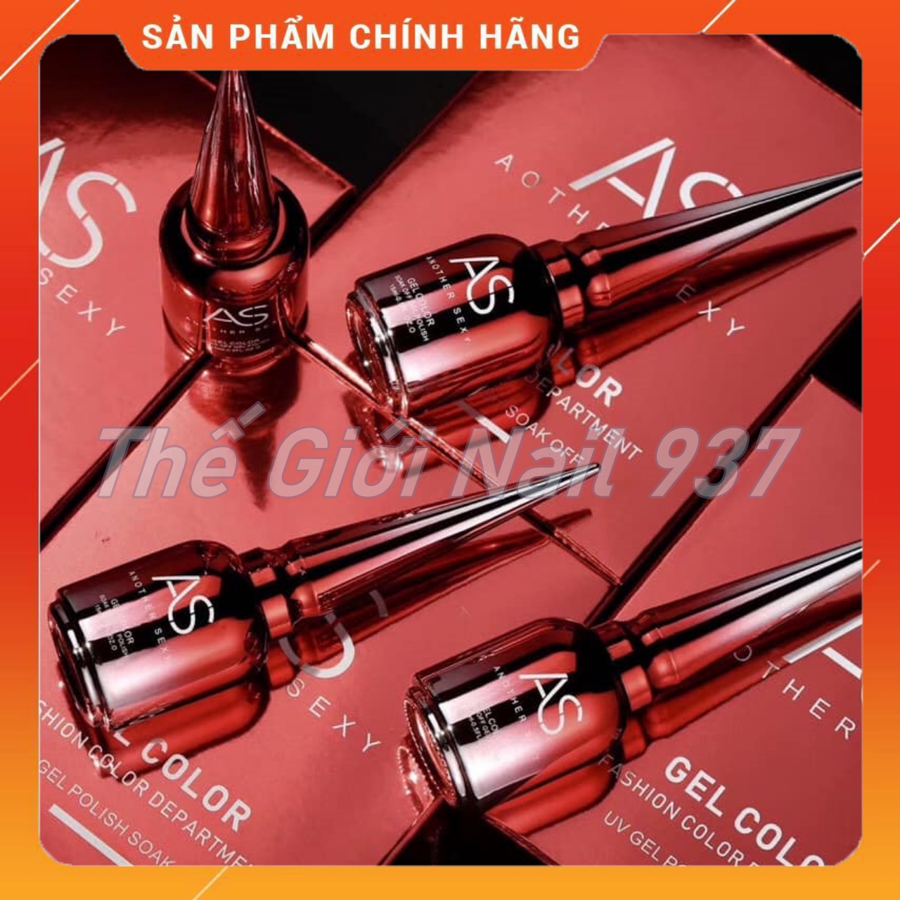 [HCM]Sơn gell AS chai đỏ mã A25 - 15ml