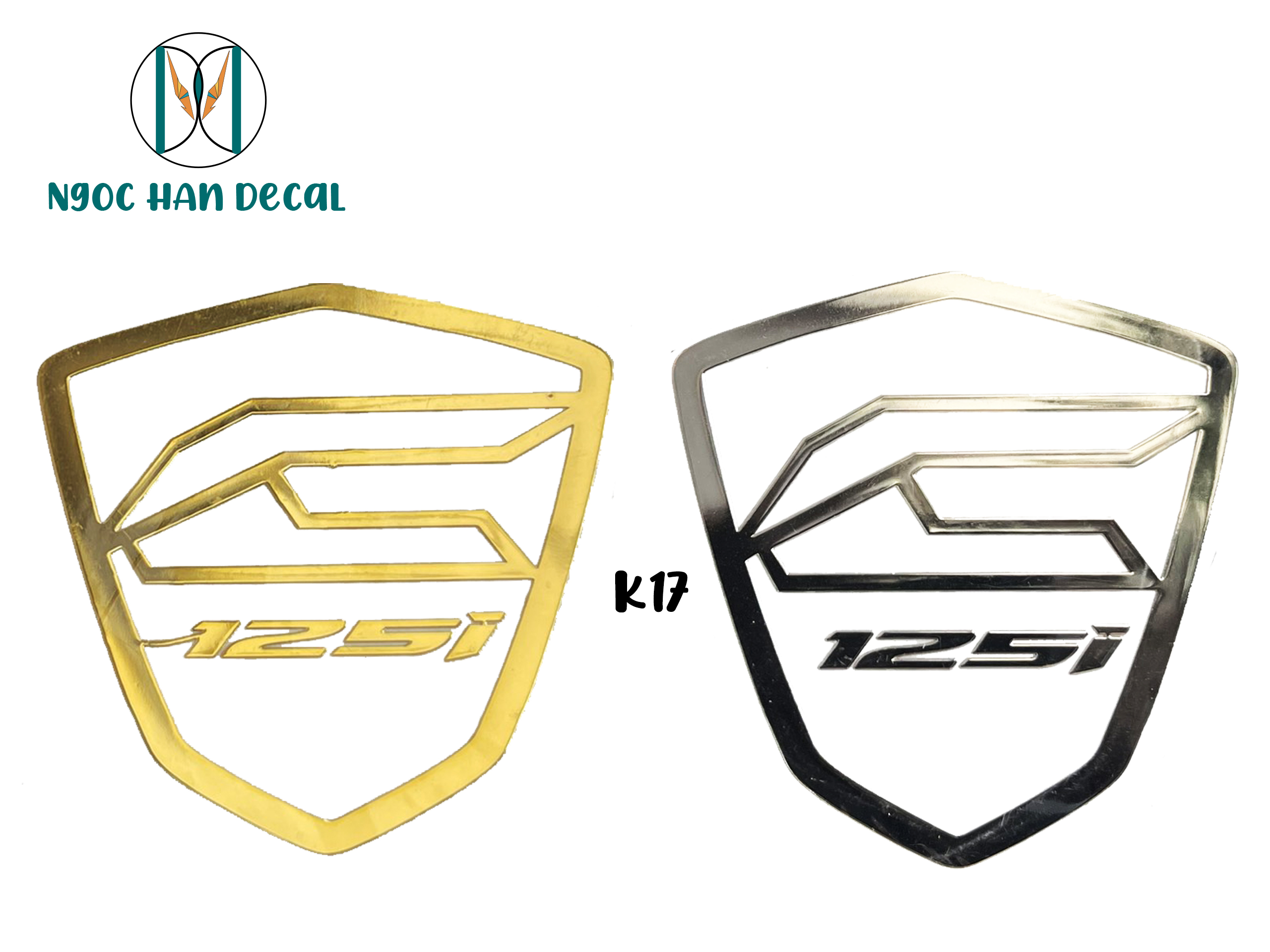Tem Nổi Logo Số 125i Siêu Đẹp