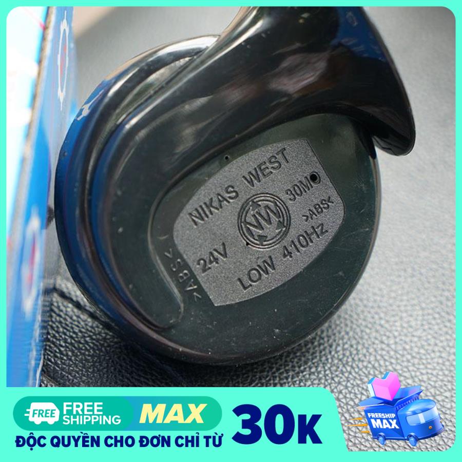 Bộ 2 Còi Sên Ô Tô Northwest Của Đức Màu Đen 24V