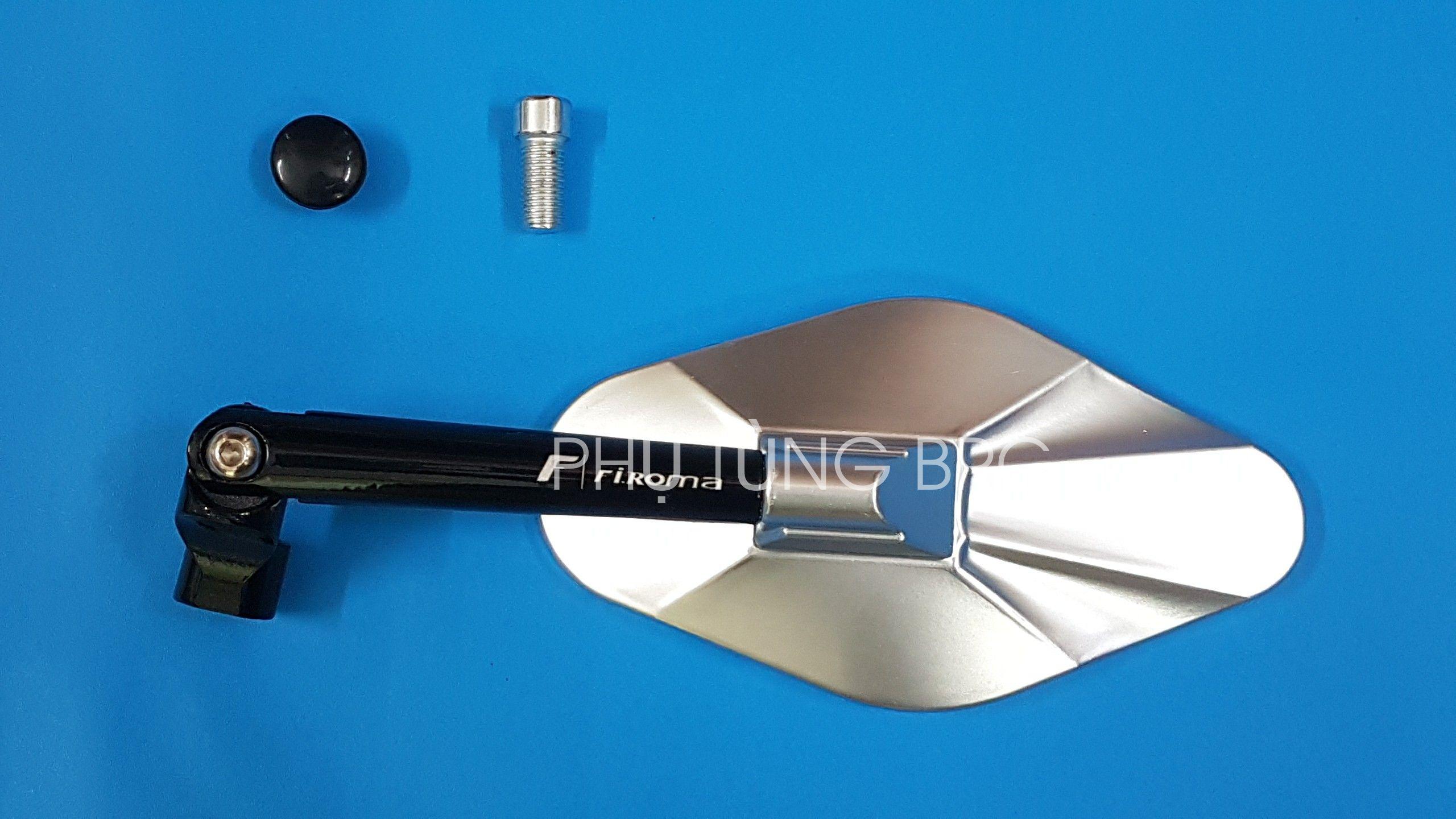 Gương chiếu hậu lá fi màu bạc