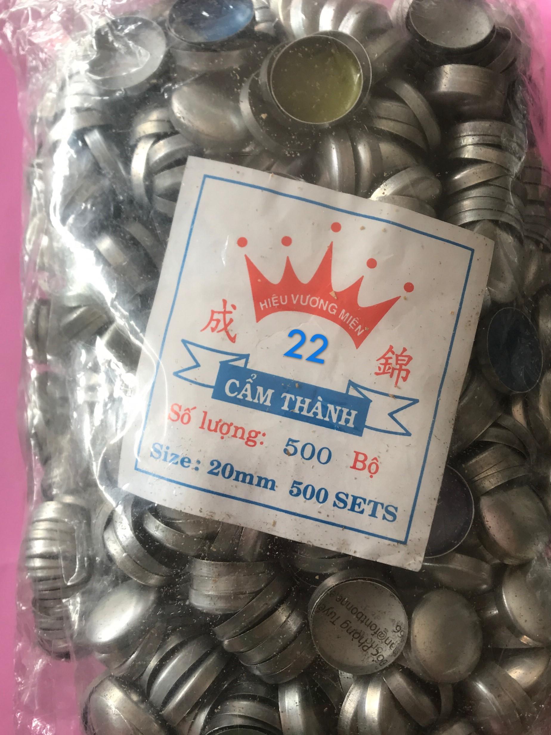 Phôi làm cúc bọc 50 bộ trong 1 bịch