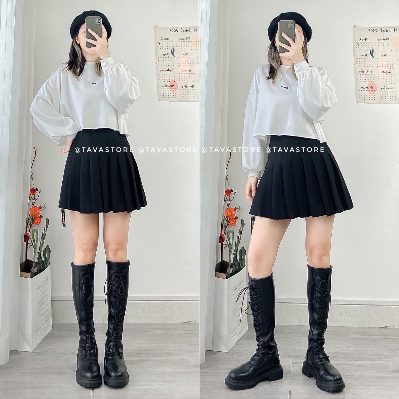 CROPTOP TAY DÀI NIKE