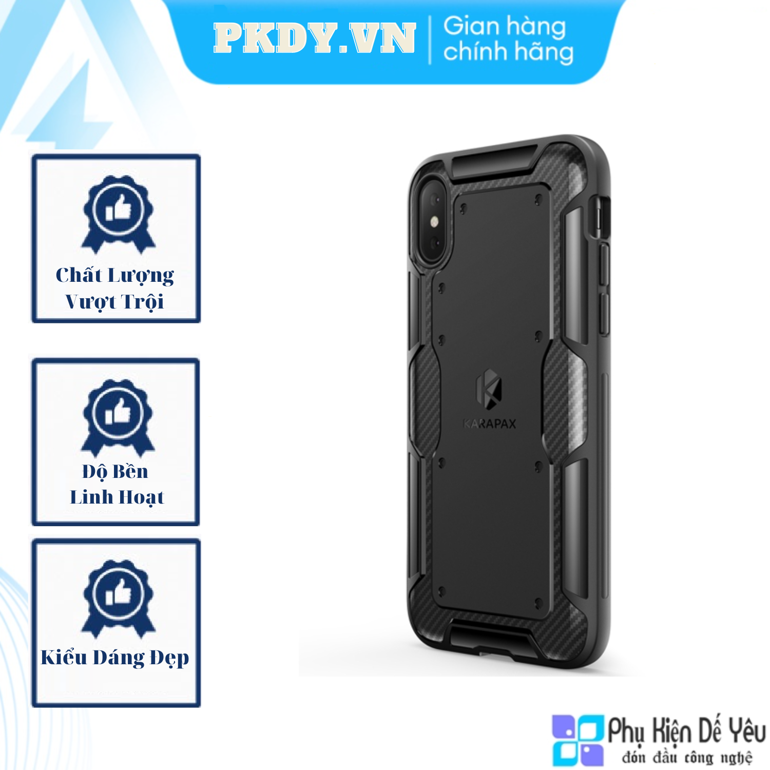 Ốp lưng Anker Karapax Shield cho iPhone X