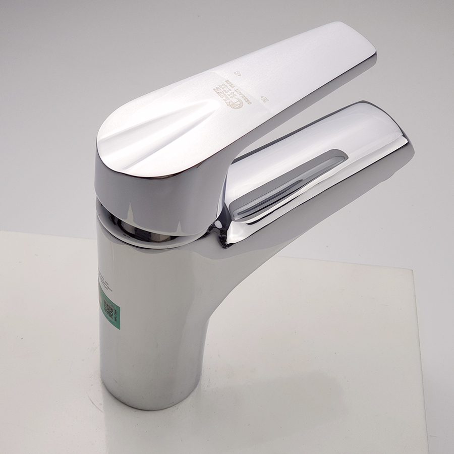 Vòi lavabo nóng lạnh Đồng mạ Chrome Eurolife EL-IRIS 02 (Trắng bạc)
