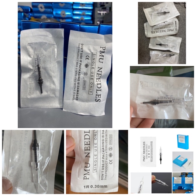 kim máy black pearl 3 ( 1 hộp /10 kim h xanh)