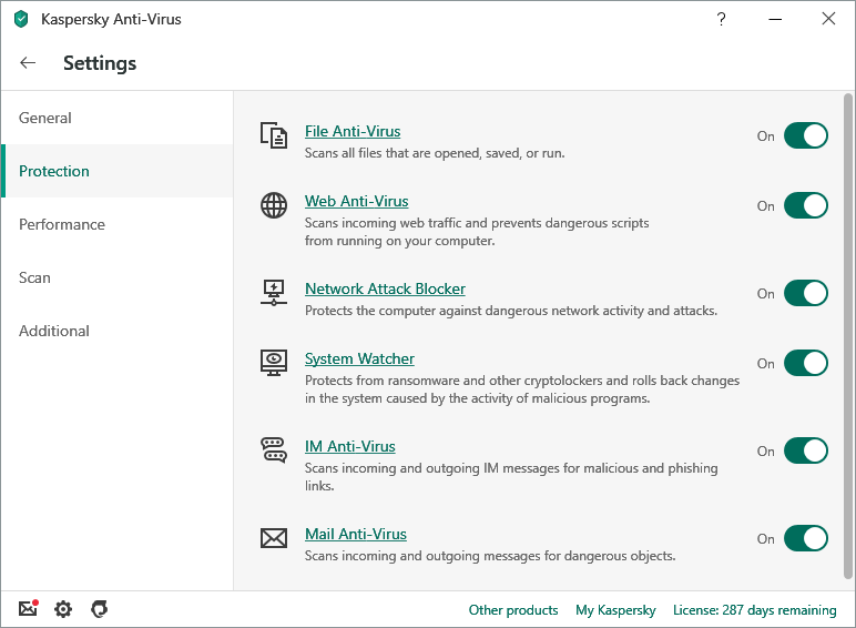 Kaspersky Antivirus 1 year 1 PC