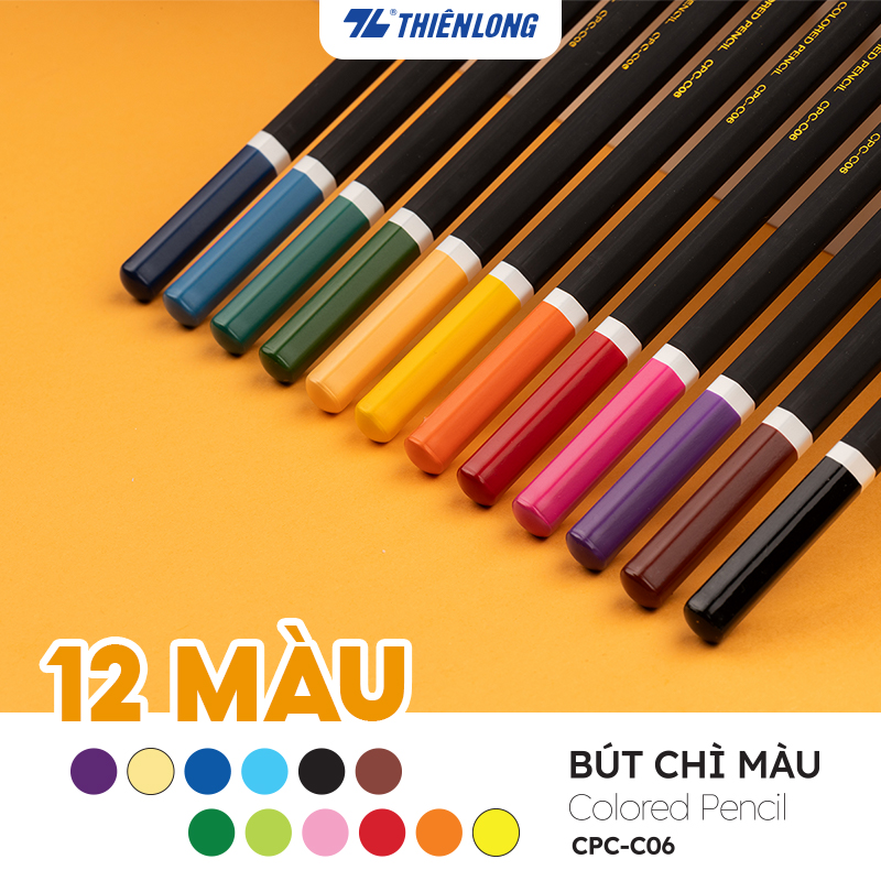 Combo 2 Bút chì 12 màu Thiên Long Colokit CPC-C06