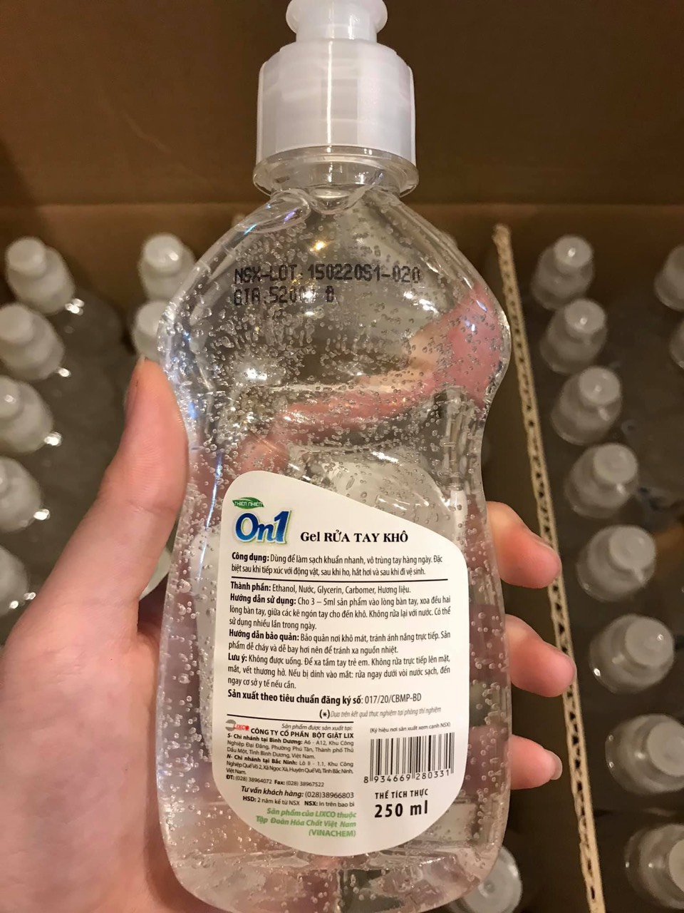 GEL RỬA TAY KHÔ ON1 - 220ml