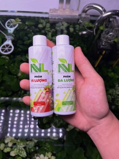 Combo đầy đủ dưỡng chất phân đa lượng + vi lượng nvl 100ml, 300ml, 500ml - dùng cho cây thuỷ sinh