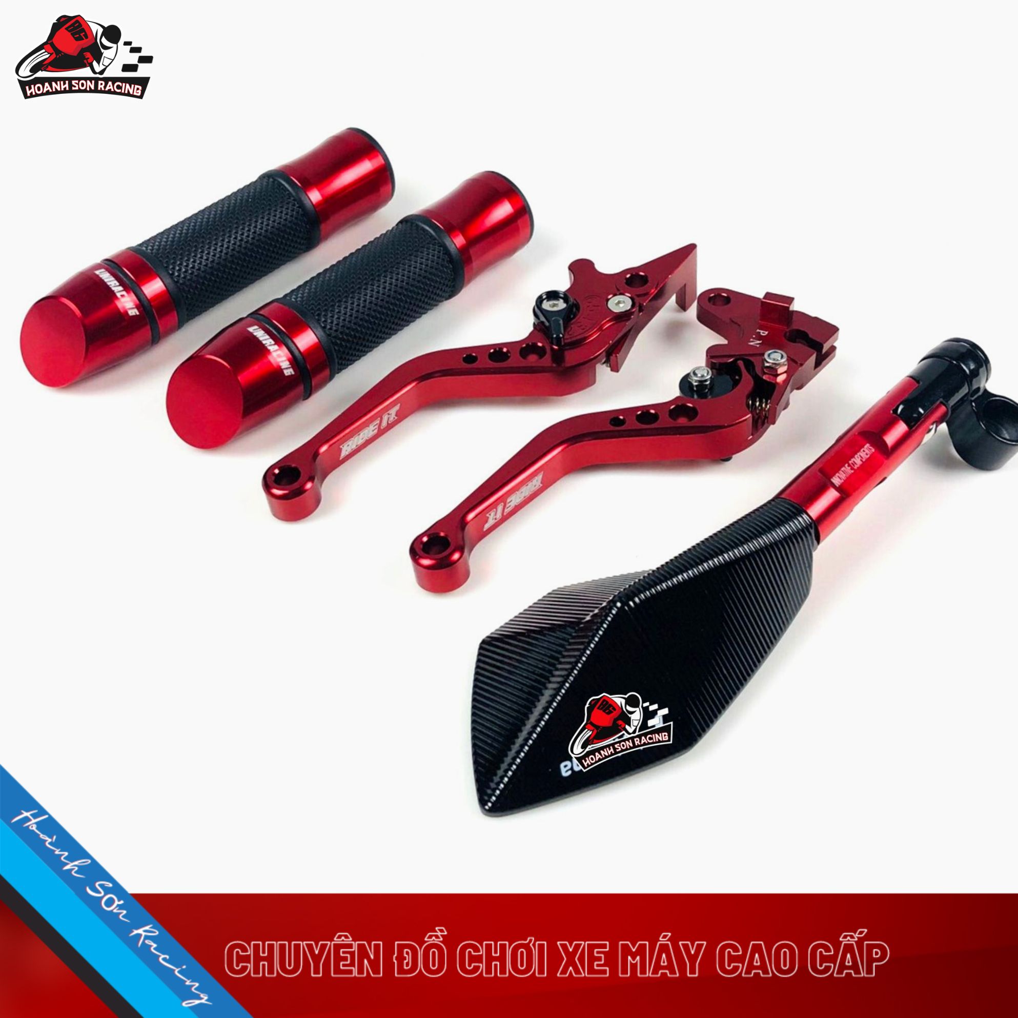 [Cheap combo] pair of brake handle + pair of gloves + five-side rear view mirror for exciter/ex155/ex155/ex135/nvx/nvx v2/nvx v3/Sirius RC have you buy separately on demand-beautiful motorcycle toy cheap price N Racing