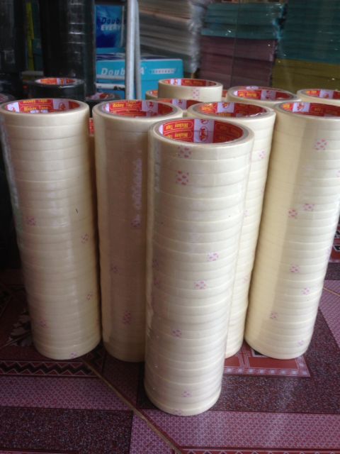 01 Cuộn Băng Dính Giấy 1Cm - 2Cm - 5Cm Dày 14M
