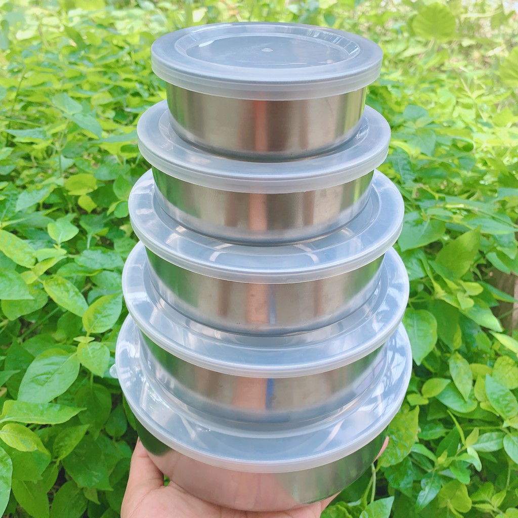 Set 5 bowl stainless steel high-grade