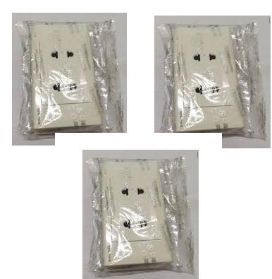 [HCM]3 BỘ - Ổ CẮM SINO ÂM TƯỜNG - (2 Ổ CẮM sino + ĐẾ ÂM sino )