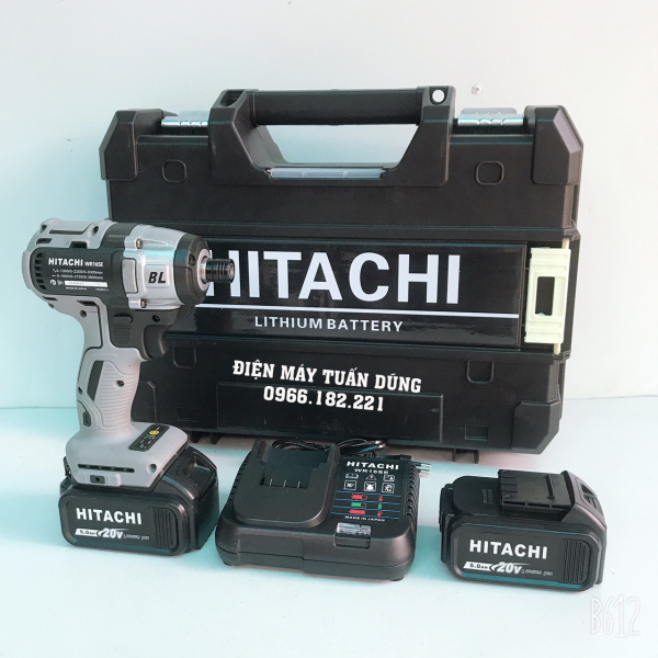 Máy chuyên bắn vít bắn tôn dùng pin Hitachi 650NM Không chổi than có thể dùng khoan tường HÀNG CAO CẤP