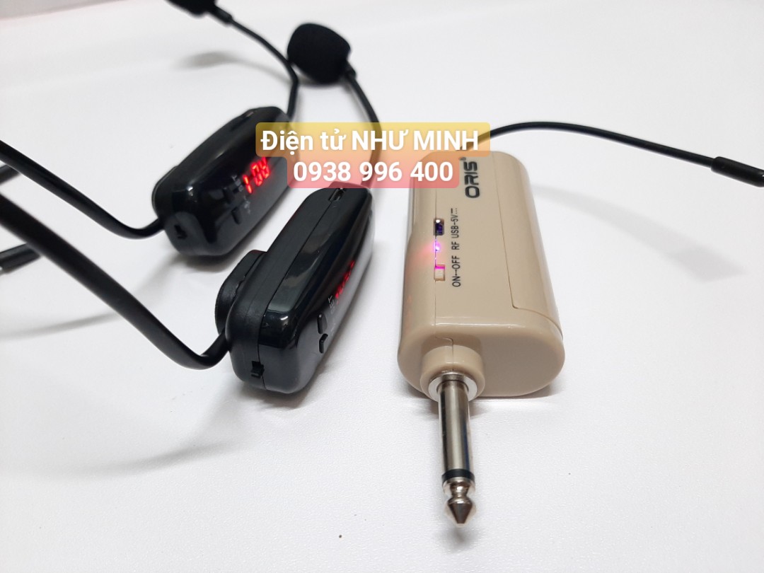 [HCM]Micro đeo tai không dây 2 người UHF ORIS 998