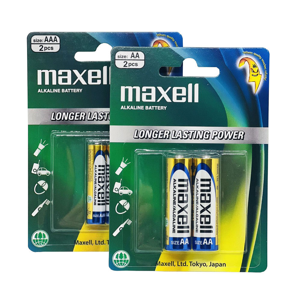 Pin Maxell   AA   ( ALKALINE BATTERY) ( vĩ /2 viên)